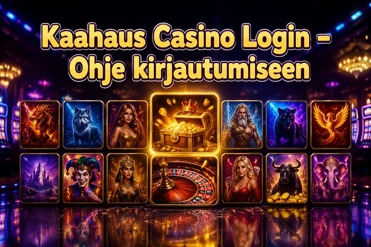 Kaahaus Casino Login - Ohje kirjautumiseen