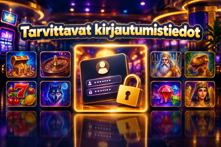 Tarvittavat kirjautumistiedot